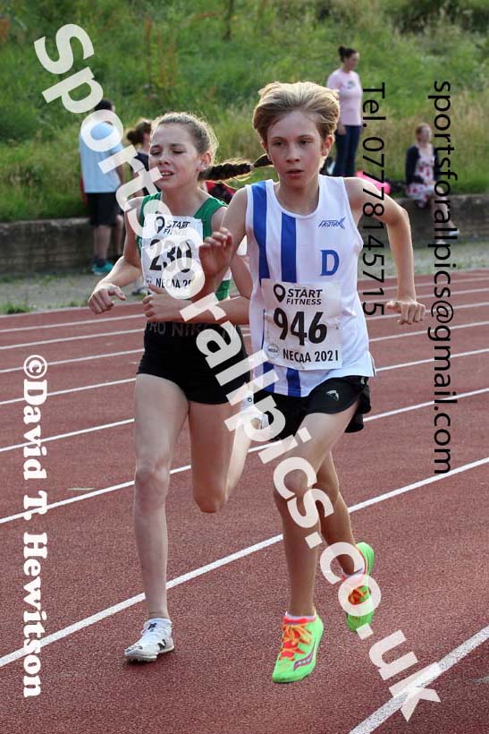 1500 metres, 2021 North East Grand Prix 5, Monkton, Wednesday, July 21st. Photo: David T. Hewitson/Sports for All Pics